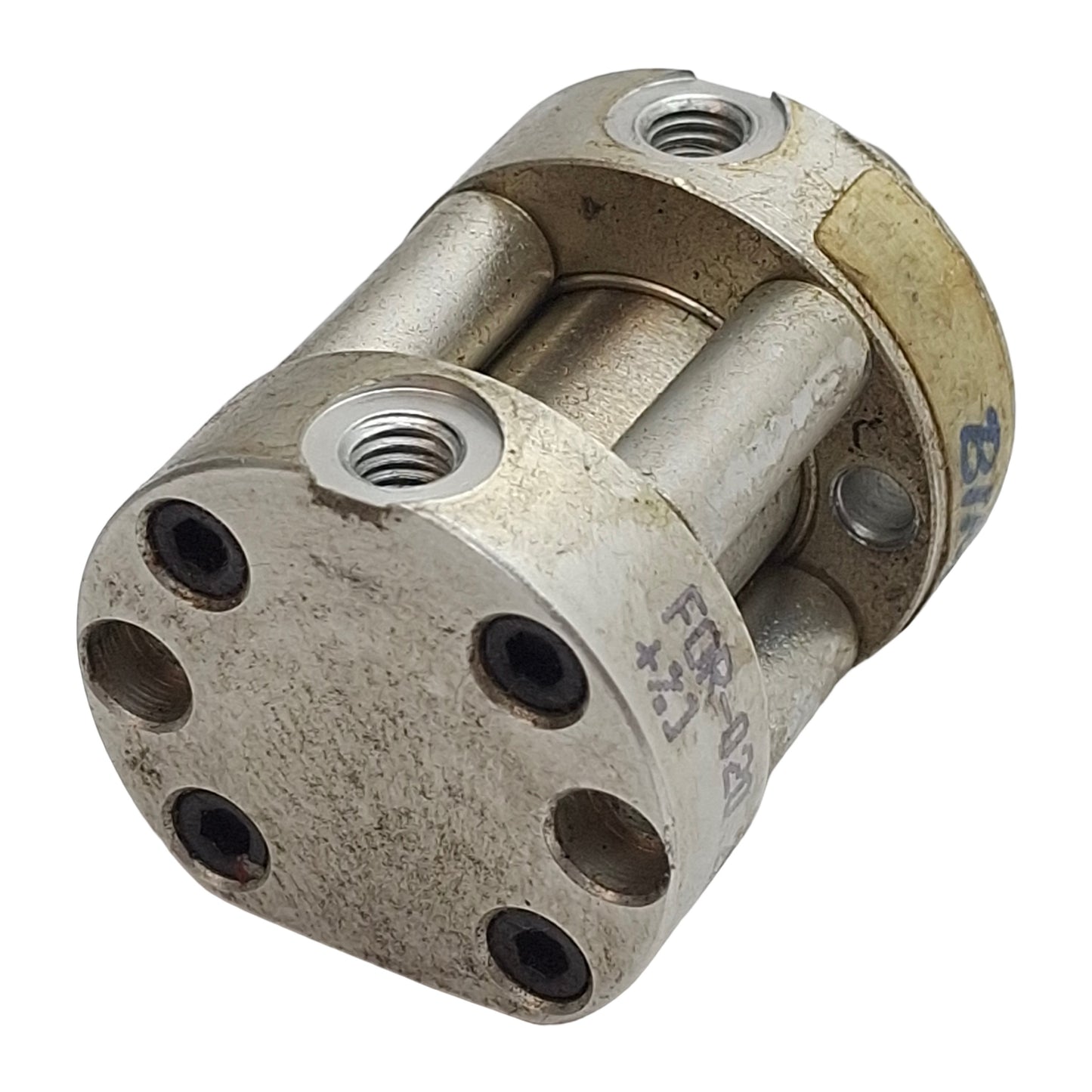 Used Bimba FOR-020.25 Flat-1 Pneumatic Cylinder, ø9/16in Bore, 0.25in Stroke, #10-32