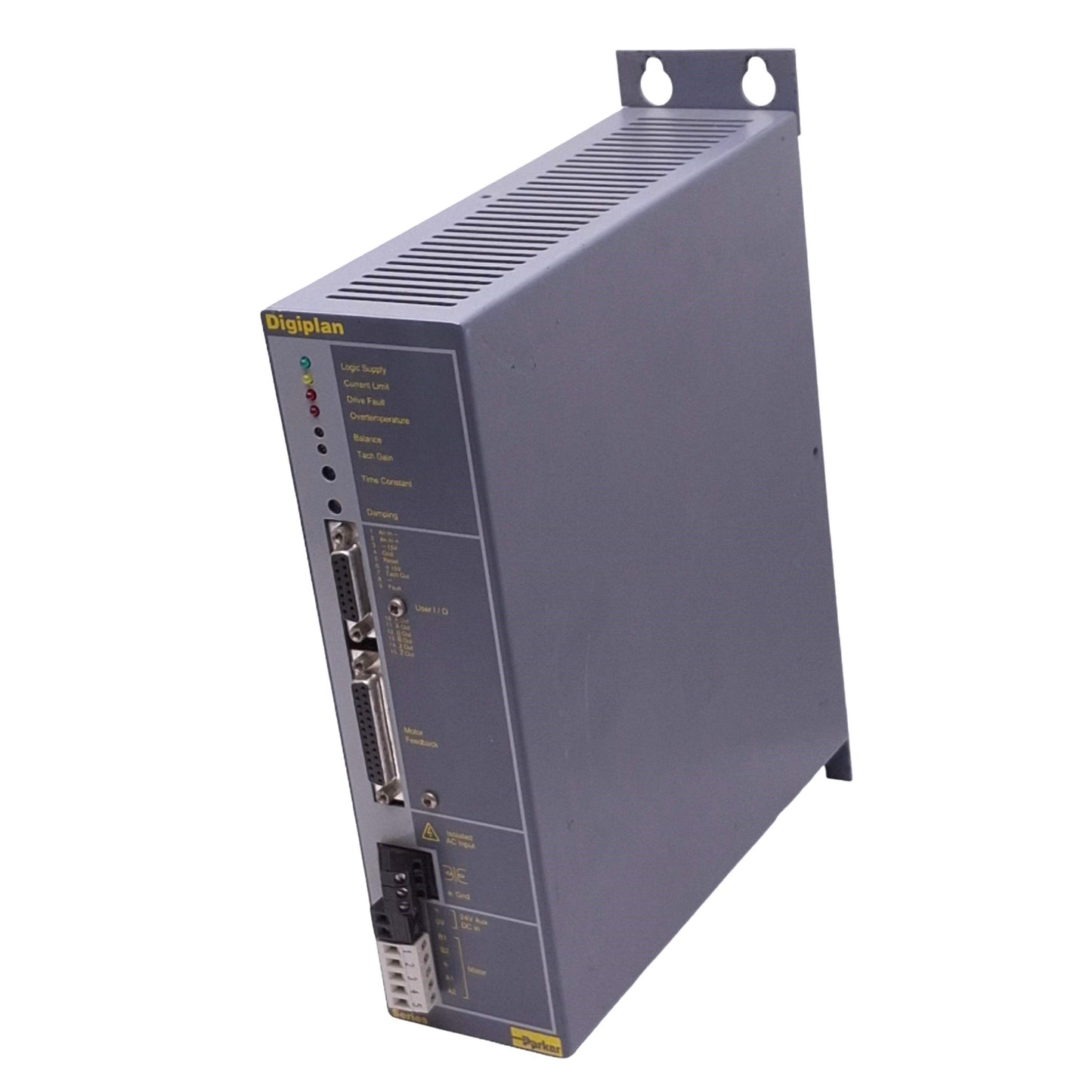 Used Parker BLH75B Digiplan Brushless Servo Drive, 7.5A Continuous, 15A Peak, 1.2kW