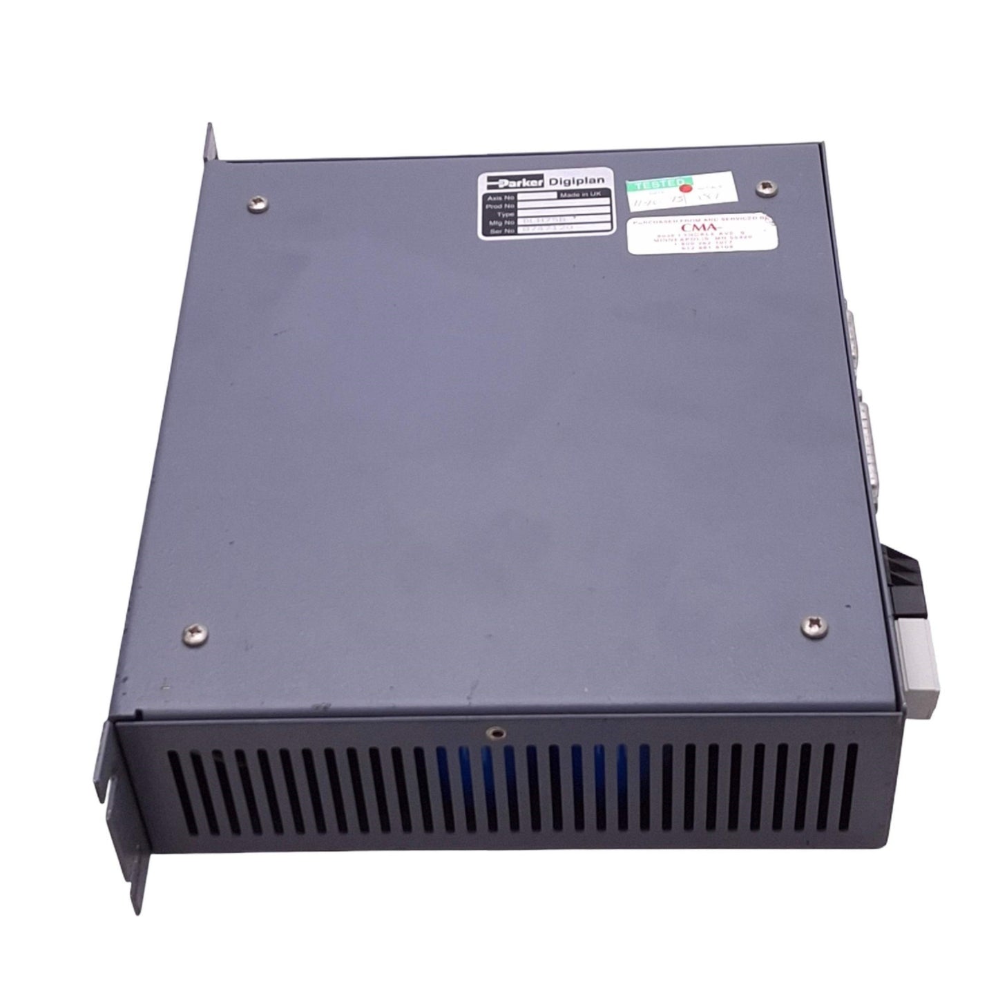 Used Parker BLH75B Digiplan Brushless Servo Drive, 7.5A Continuous, 15A Peak, 1.2kW
