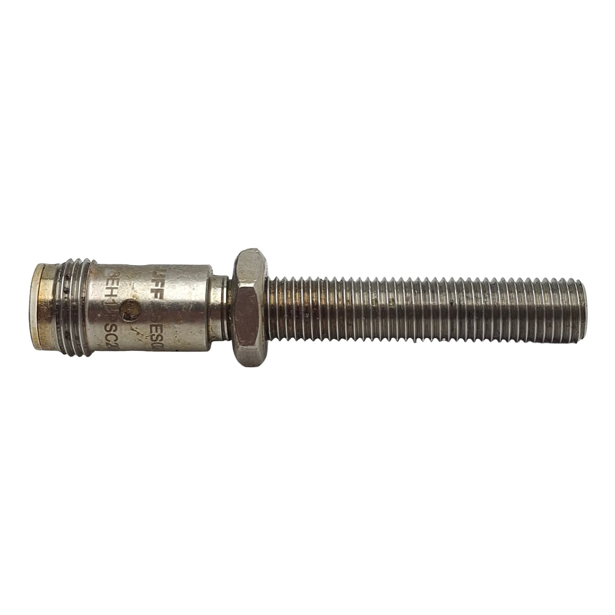Used Balluff BES02N5 Inductive Sensor, PNP NO, 2mm Range, 10-30VDC, 4-Pin M12 Male