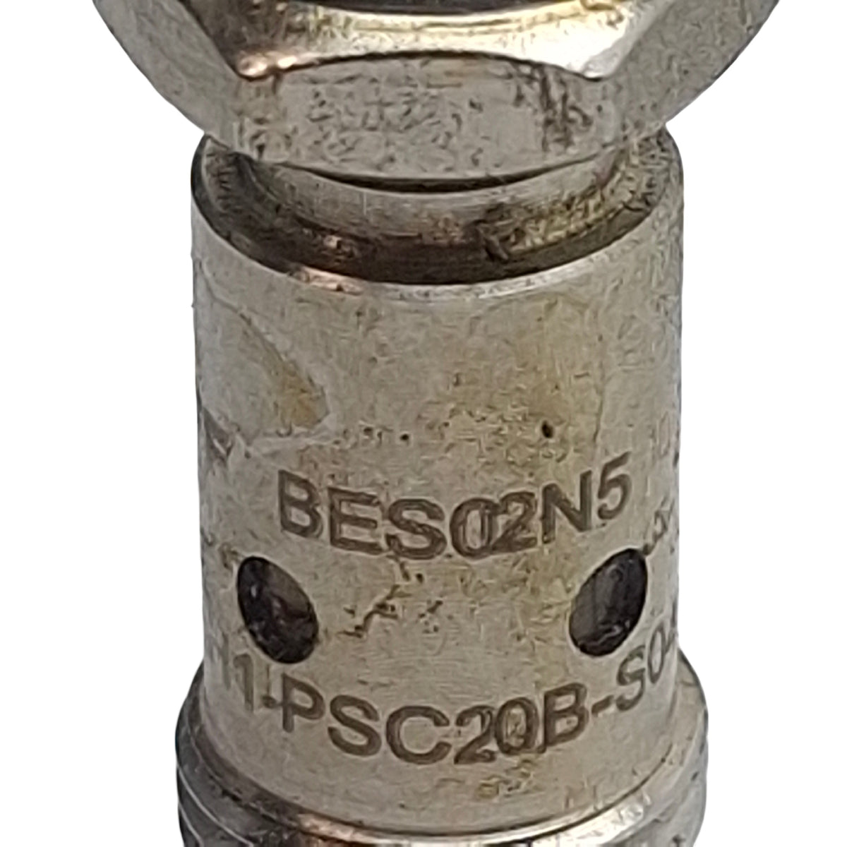 Used Balluff BES02N5 Inductive Sensor, PNP NO, 2mm Range, 10-30VDC, 4-Pin M12 Male