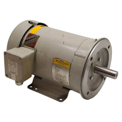 Used Baldor 36A002Y696H1 CM3615T AC Motor, 5HP, 3Ø 230/460VAC, 1750rpm, 184TC