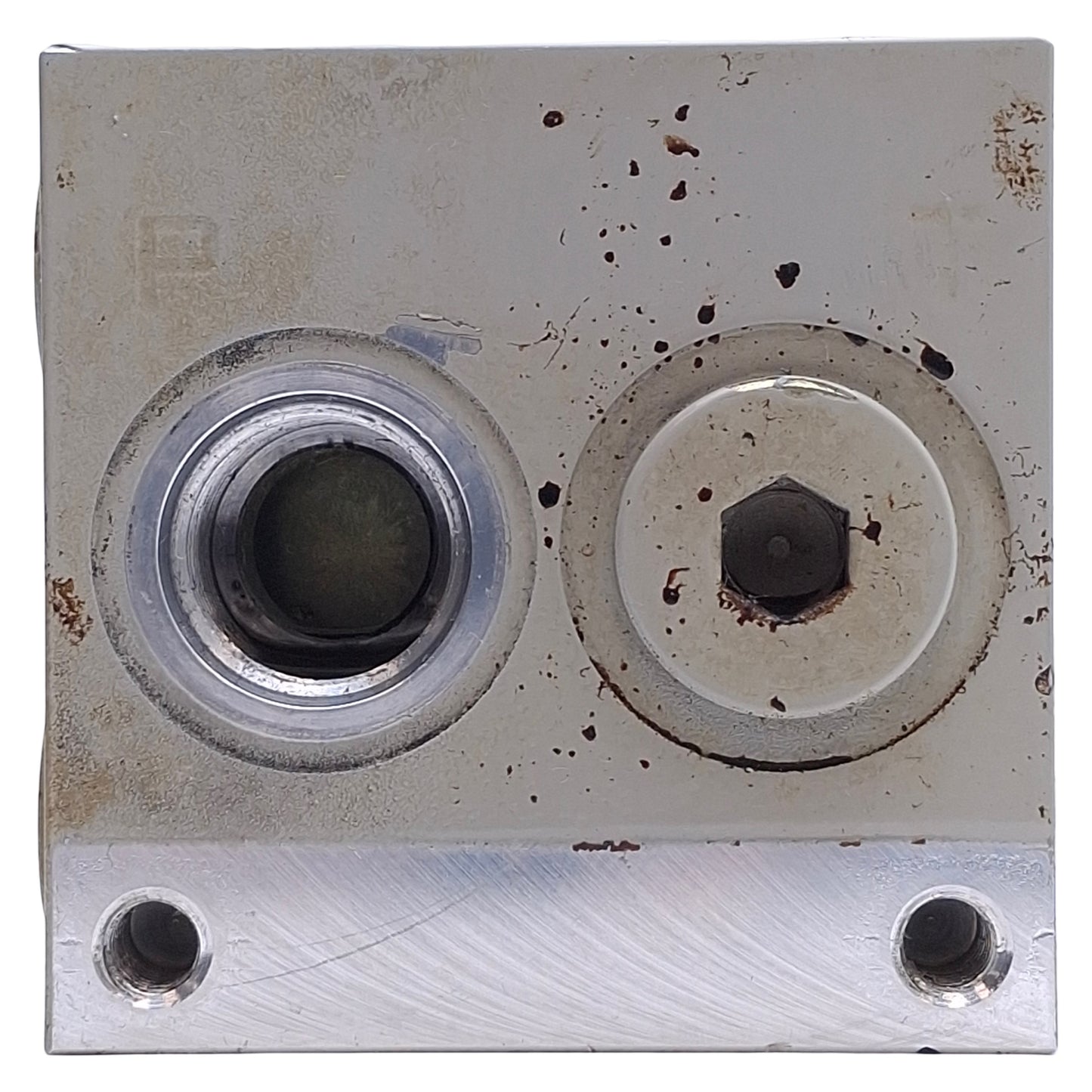 Used Daman AD03P012S Hydraulic Valve Manifold 20.7MPa Max, 2.13in Valve Spacing