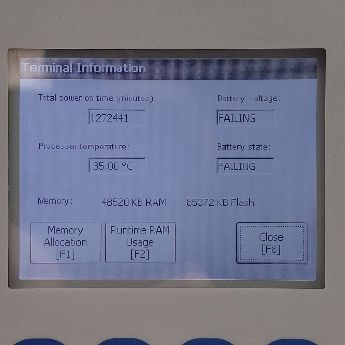 For parts or not working Allen Bradley 2711P-K4M20D PanelView Plus 400 HMI *Broken Housing* *For Parts*