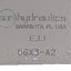 Used Sun Hydraulics EJJ Line Mount Manifold ø0.34" Hole, T-11A Cavity, SAE 8 Port