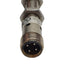 Used Micro Detectors AE1-AP-1H Proximity Sensor PNP NO, 1.5mm Range, 10-30VDC, 4P M12