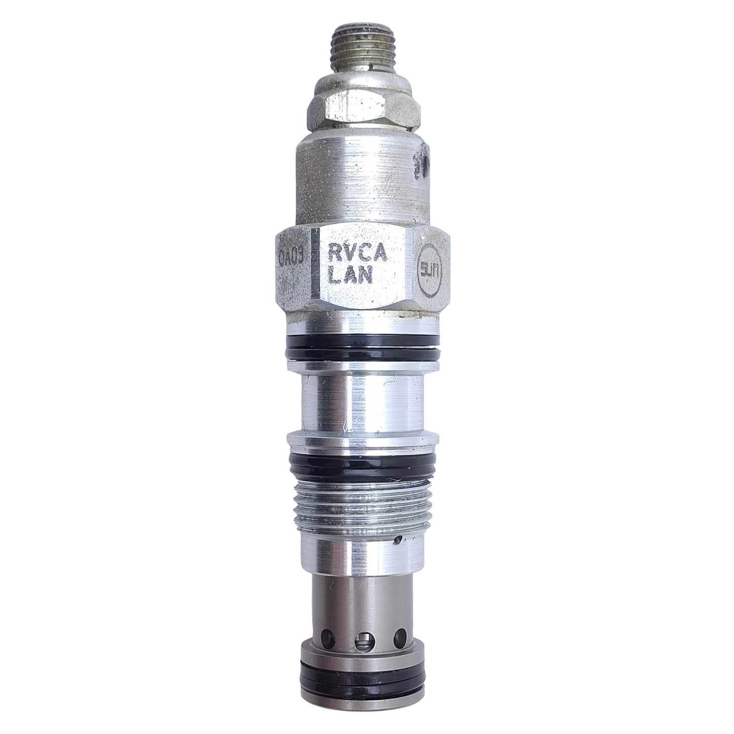 Used Sun Hydraulics RVCA-LAN Piston Relief Valve 15gpm Capacity, 5000psi Max, 10ms