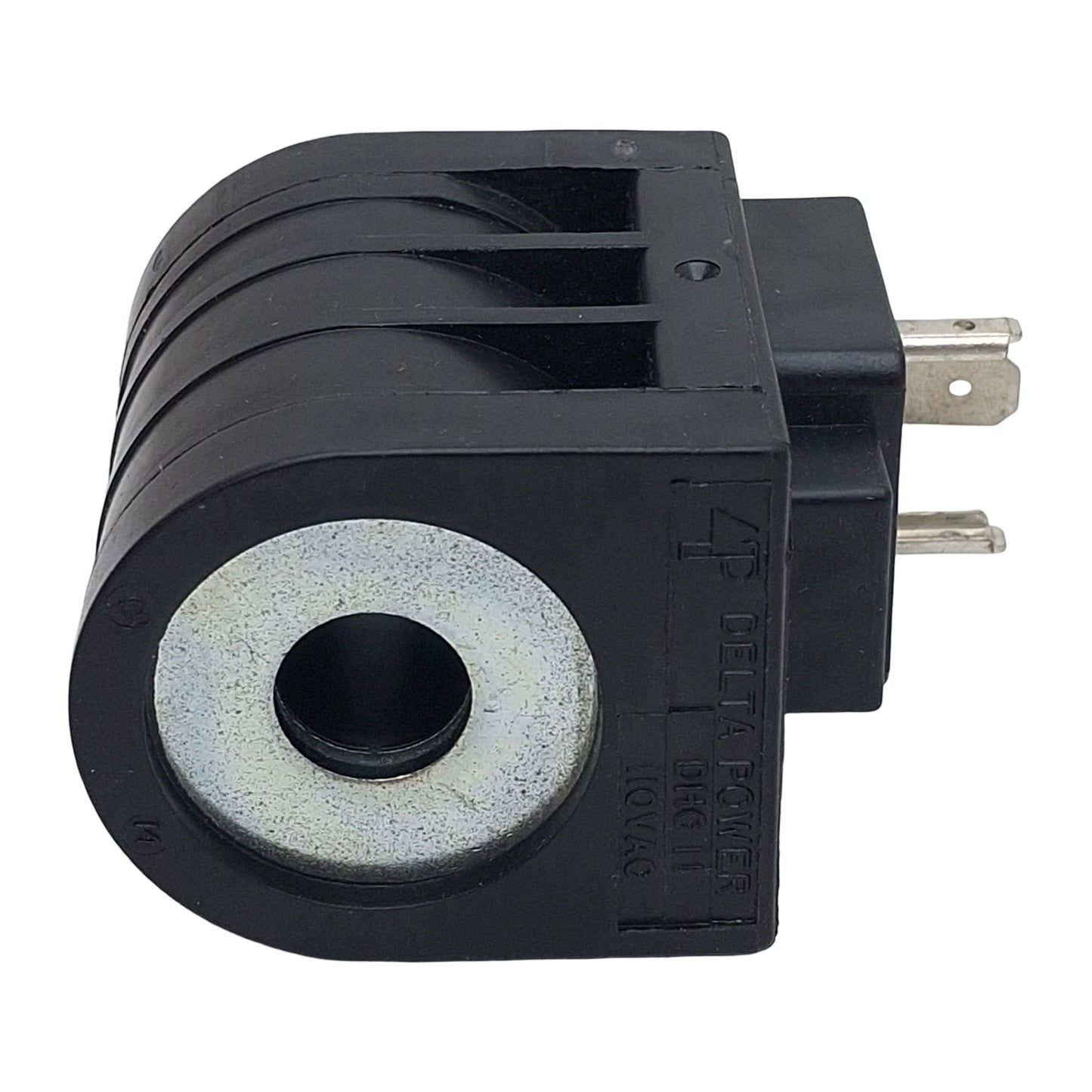 New Delta Power DH11 Solenoid Valve Coil, 110VAC Coil, 22W 0.23A, DIN43650 Connector