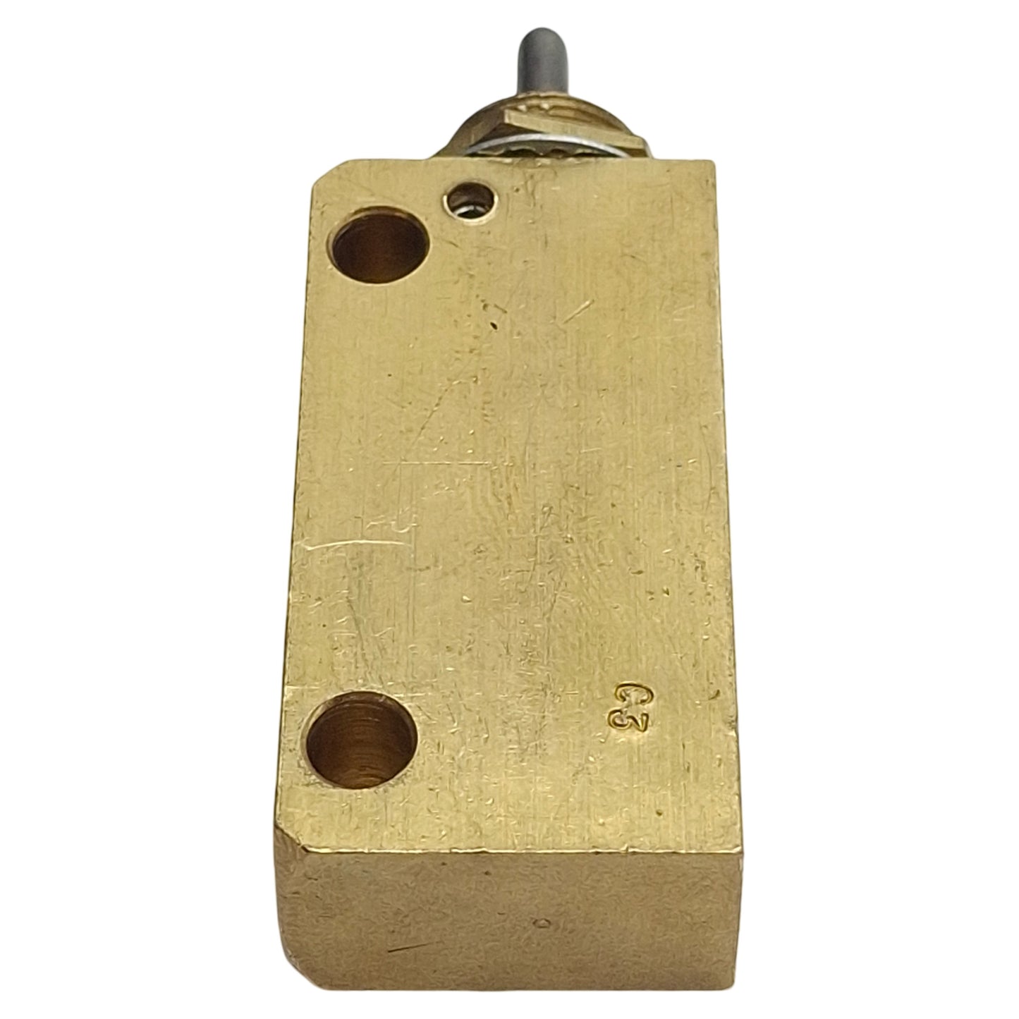Used Lot of 3 Clippard MAV-4 Spring Return Stem Valve, N.C., 4-Way, #10-32, 150psi