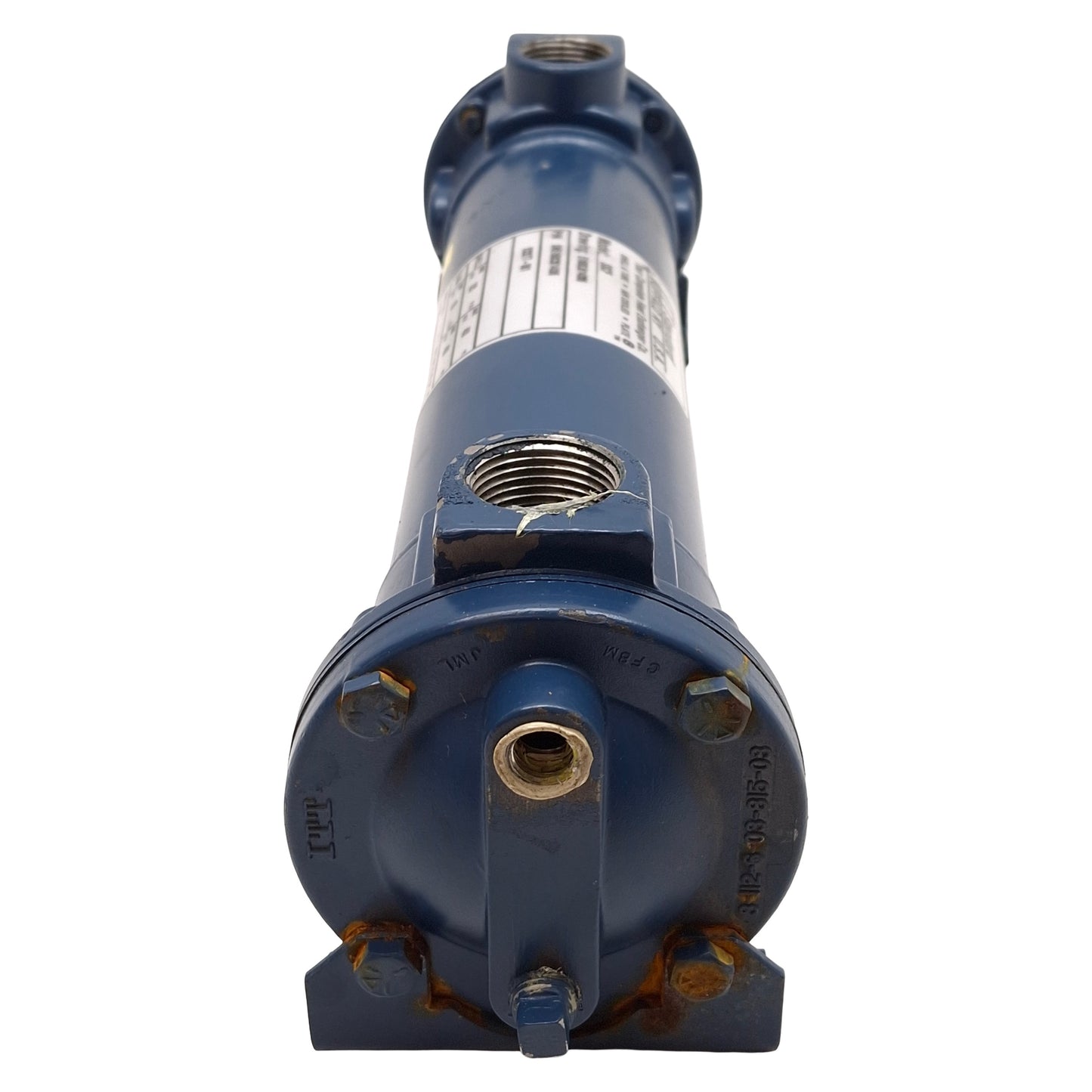 Used ITT Standard 5-160-03-014-006 Heat Exchanger, 12gpm, 150psig, 270,000 BtuH Water