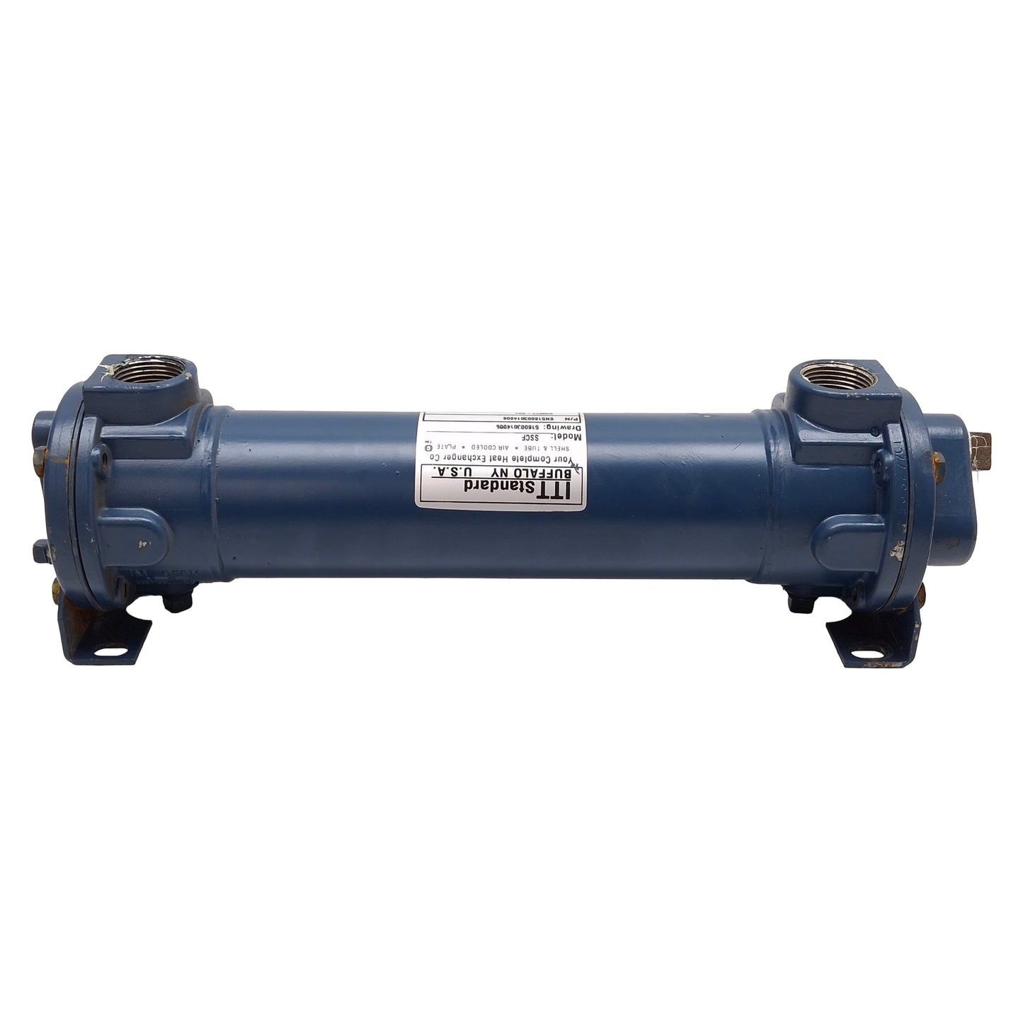 Used ITT Standard 5-160-03-014-006 Heat Exchanger, 12gpm, 150psig, 270,000 BtuH Water