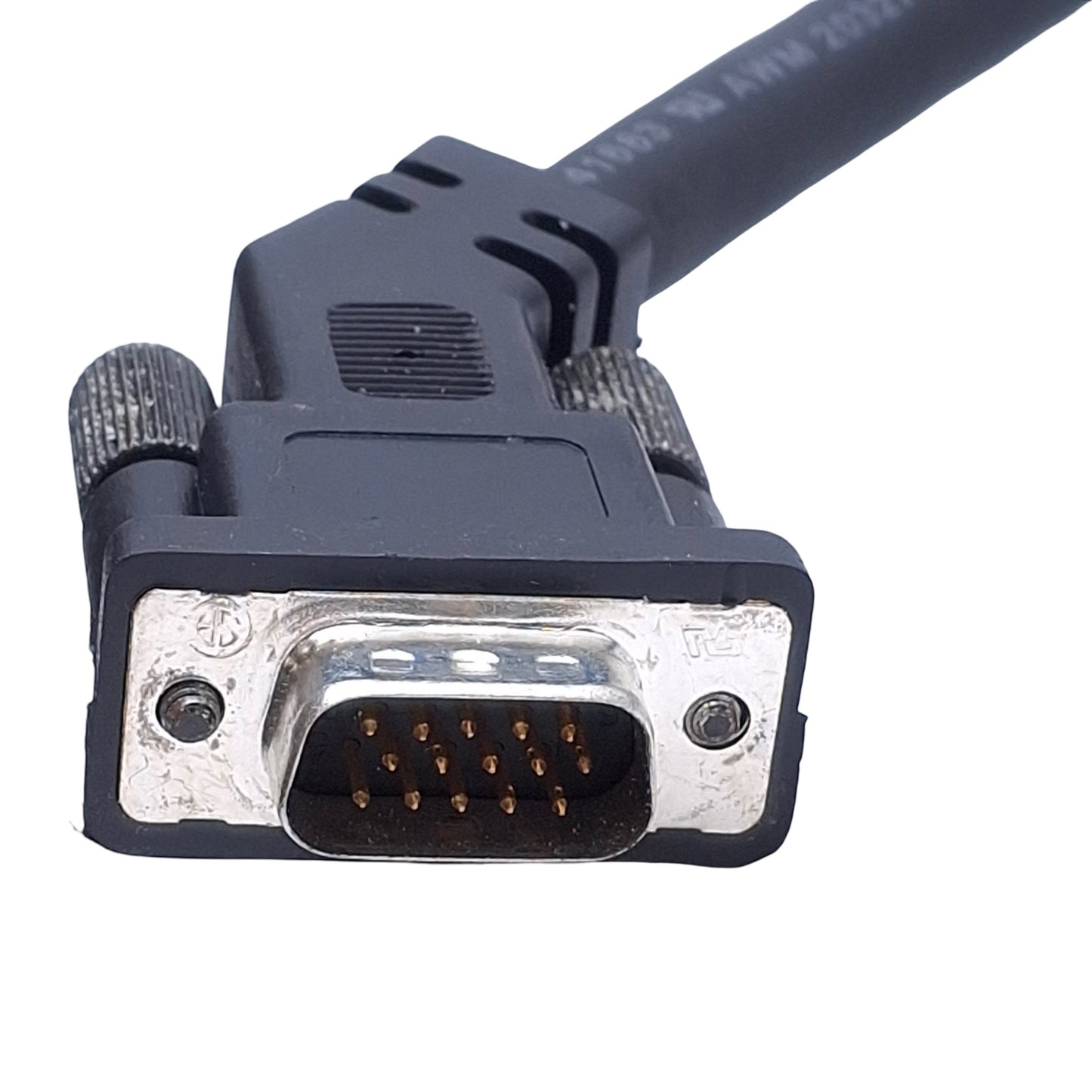 Used Allen Bradley 2090-CFBM6DD-CCAA01 Servo Motor Cable 15-pin D-Sub to M6 Connector
