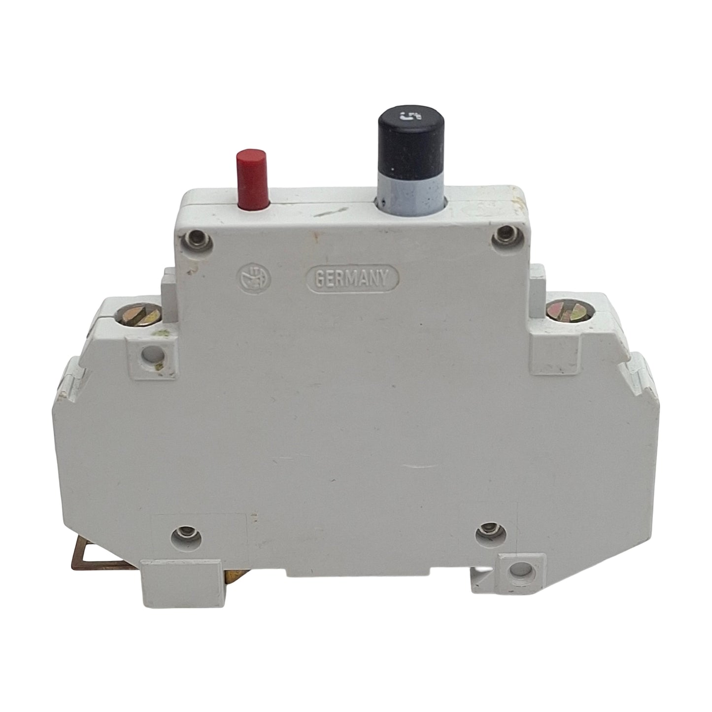 Used Square D 9080GCB150 Circuit Protector, 1-Pole, 15A, 125VAC/65VDC, DIN Rail