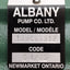 Used Albany Pump 10HC65312 Heavy Duty H-Series Gear Pump, 10GPM, 500psi, 1in NPT