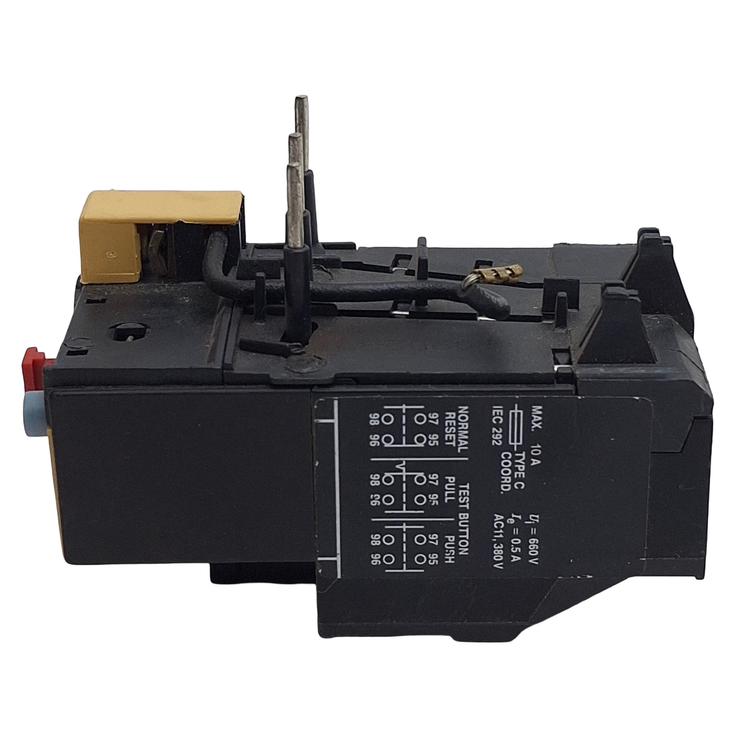 Used Allen Bradley 193-BSB22 Overload Relay 3-Pole 1NO 1NC 1.5-2.3A Range, 10A 600VAC