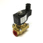 New – Open box Sanlixin ZS1DF13N1D16 Brass Solenoid Air/Water Valve 2-Way NC, G1/2" 24VDC 85psi
