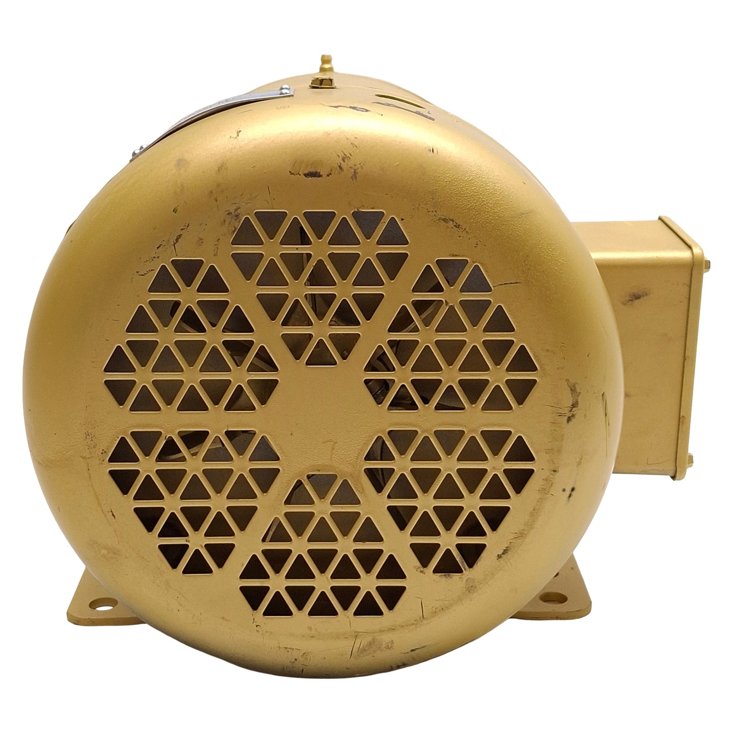 Used Kinney 36E663S041G1 Super-E Motor, 3HP, 3Ø 208-230/460VAC, 3450rpm, 182CZ Frame