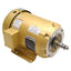 Used Kinney 36E663S041G1 Super-E Motor, 3HP, 3Ø 208-230/460VAC, 3450rpm, 182CZ Frame