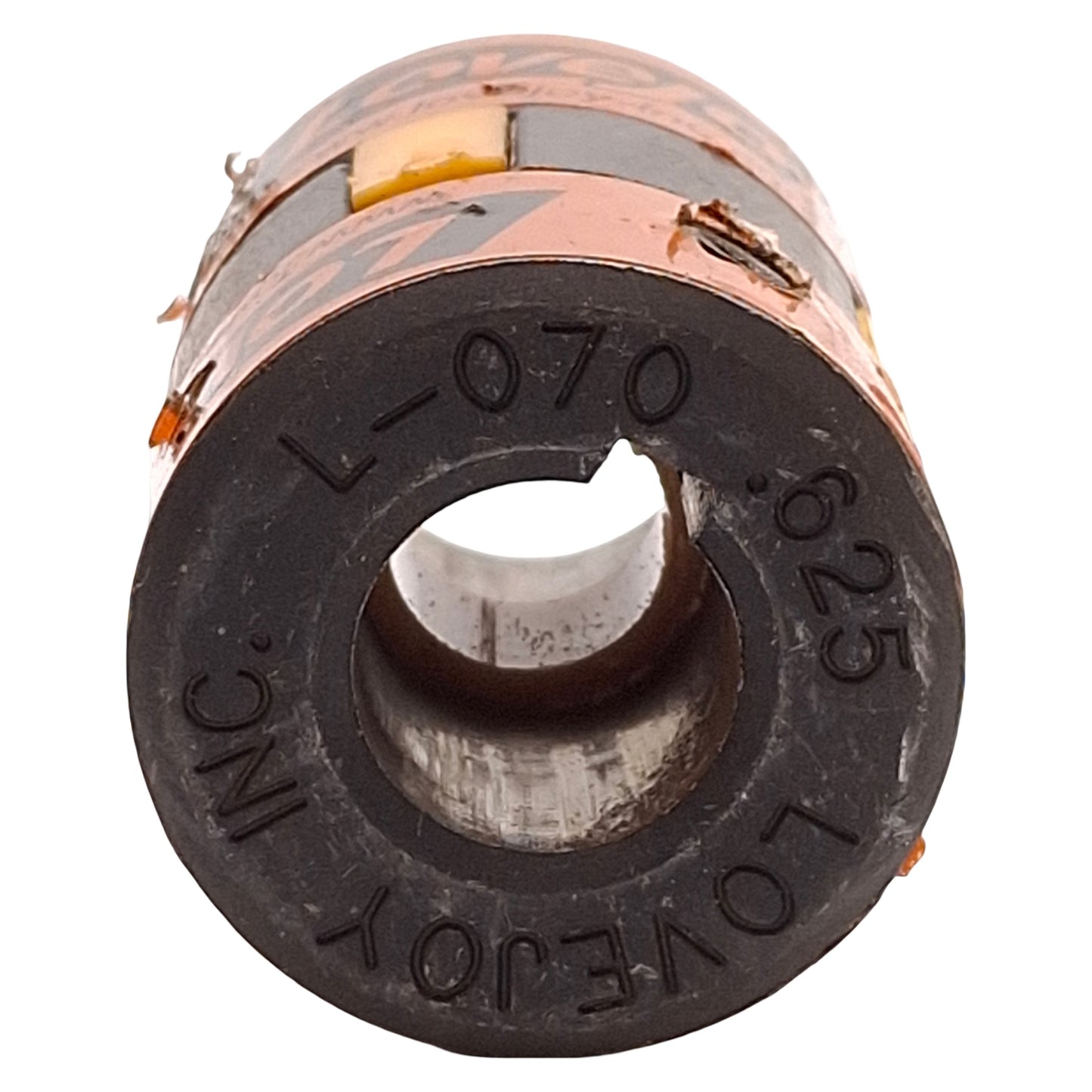 Used Lovejoy 685144 10426 10424 L-070 Steel Jaw Coupling, ø3/4in & ø5/8in Bores