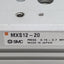 Used SMC MXS12-20 Pneumatic Slide Table, ø12mm Bore, 20mm Stroke, M5 x 0.8, 0.7MPa