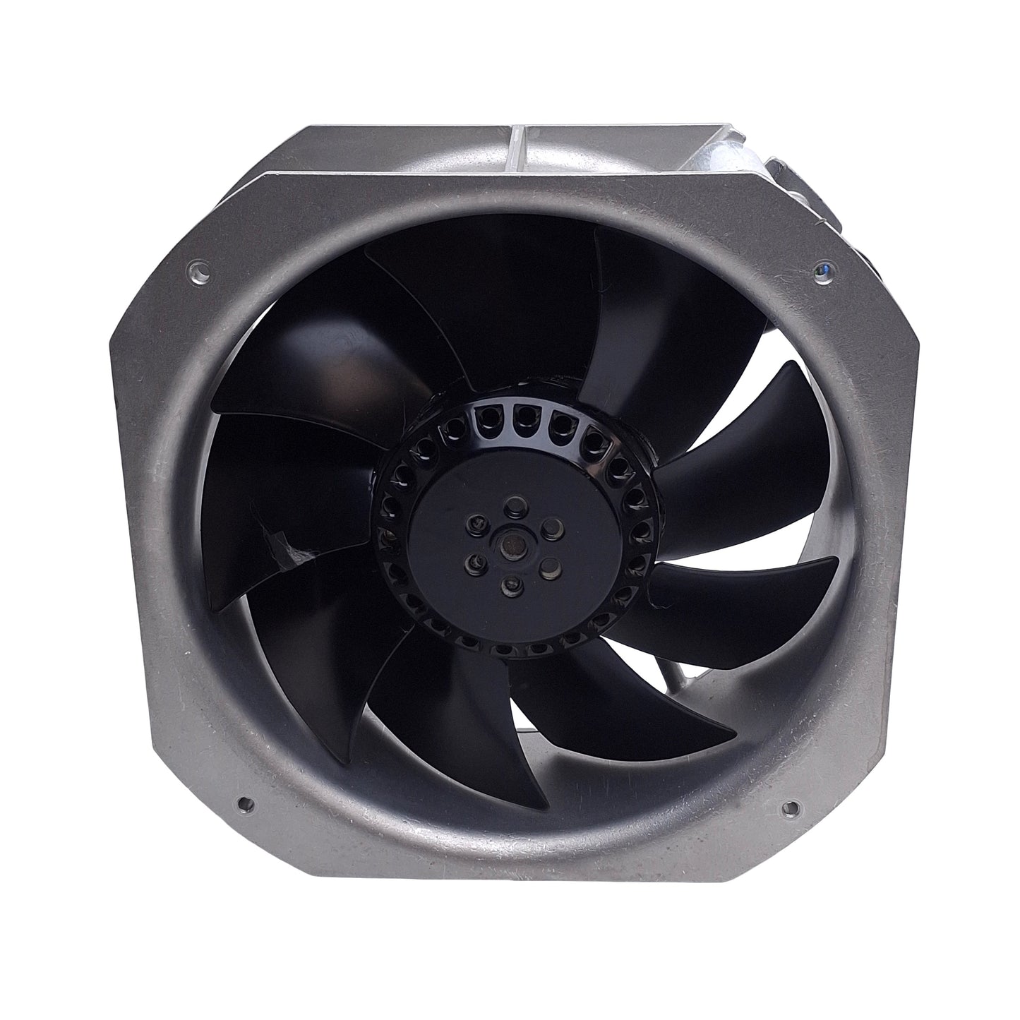 Used EBM Papst W2E200-HH38-01 Tubeaxial Fan, 230VAC, 225mm x 225mm x 80mm, 607 CFM