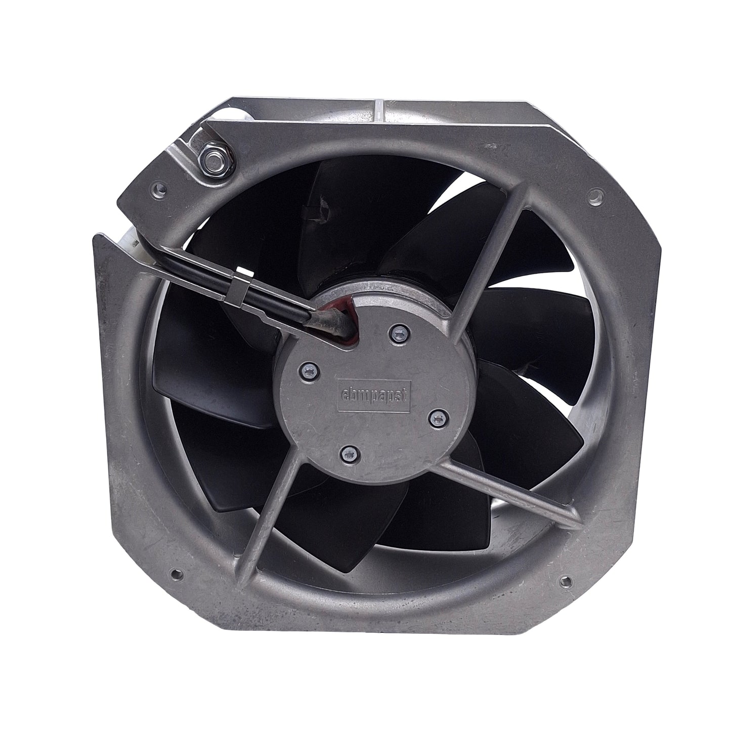 Used EBM Papst W2E200-HH38-01 Tubeaxial Fan, 230VAC, 225mm x 225mm x 80mm, 607 CFM