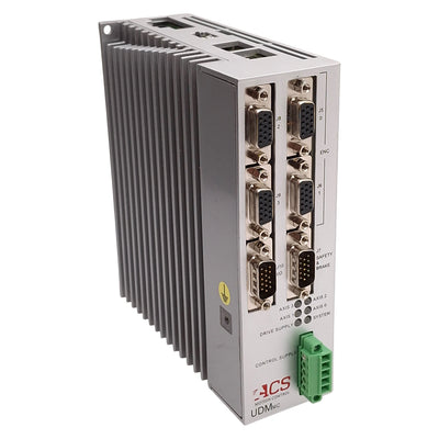 Used ACS UDMmc4DN0YSA Universal Drive Module, 4-Axis, 12-80VDC Supply, 24VDC Control