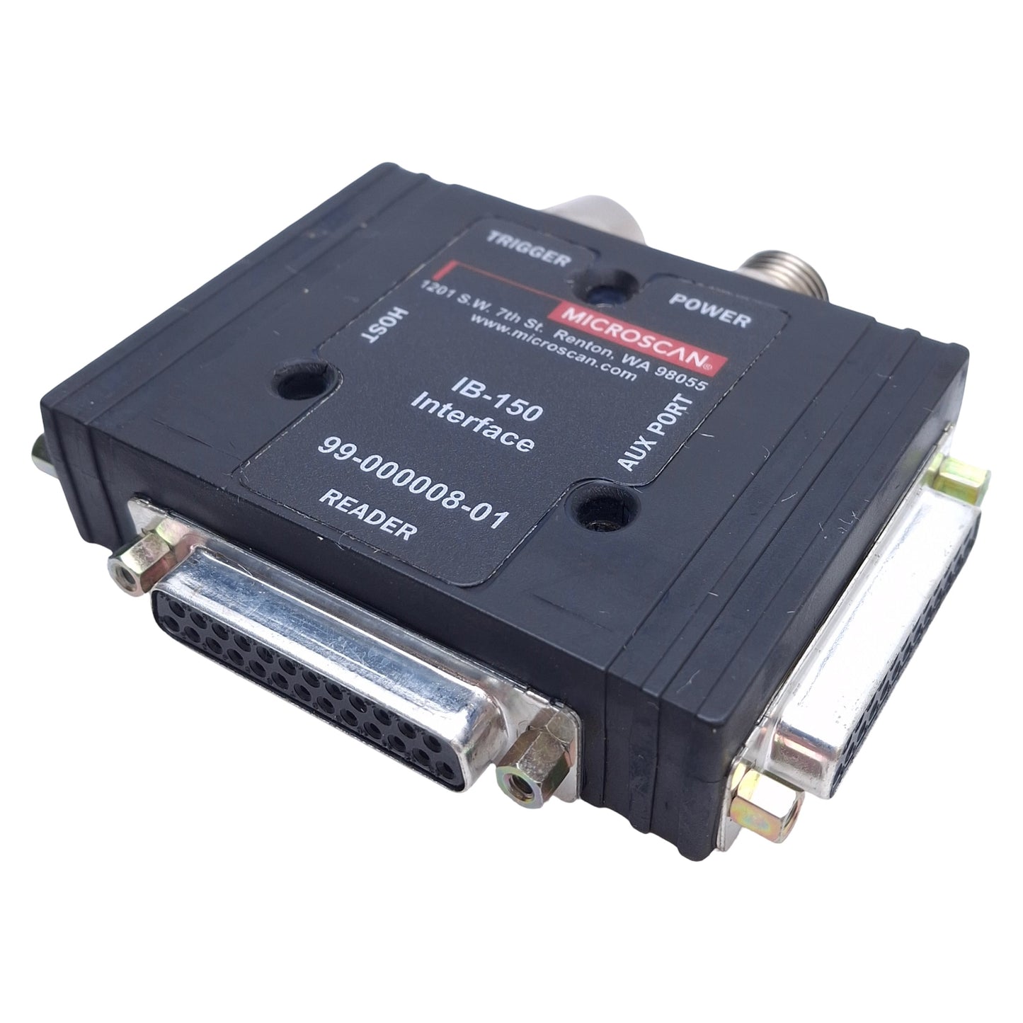 Used Mircoscan IB-150 Barcode Scanner Controller For 24V 25-Pin Barcode Reader