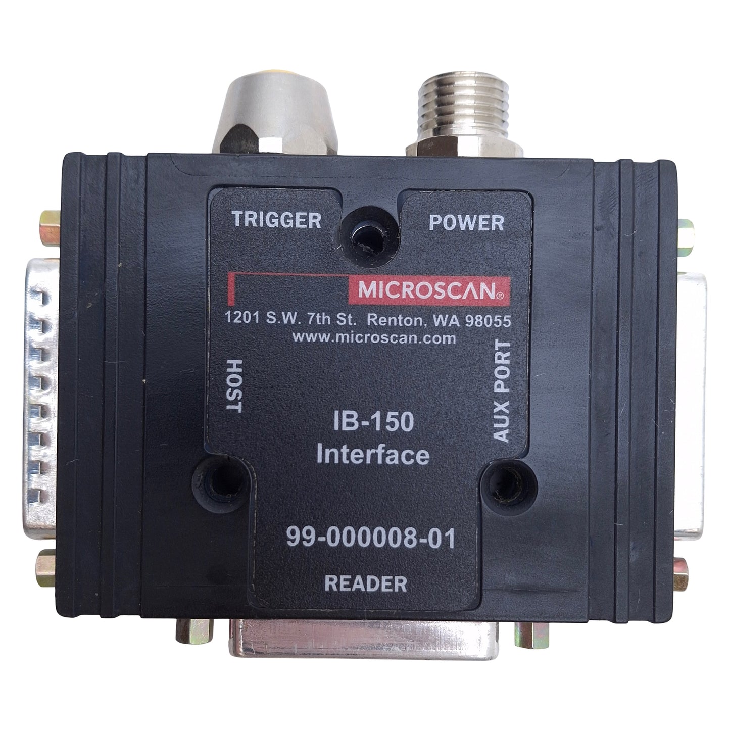 Used Mircoscan IB-150 Barcode Scanner Controller For 24V 25-Pin Barcode Reader
