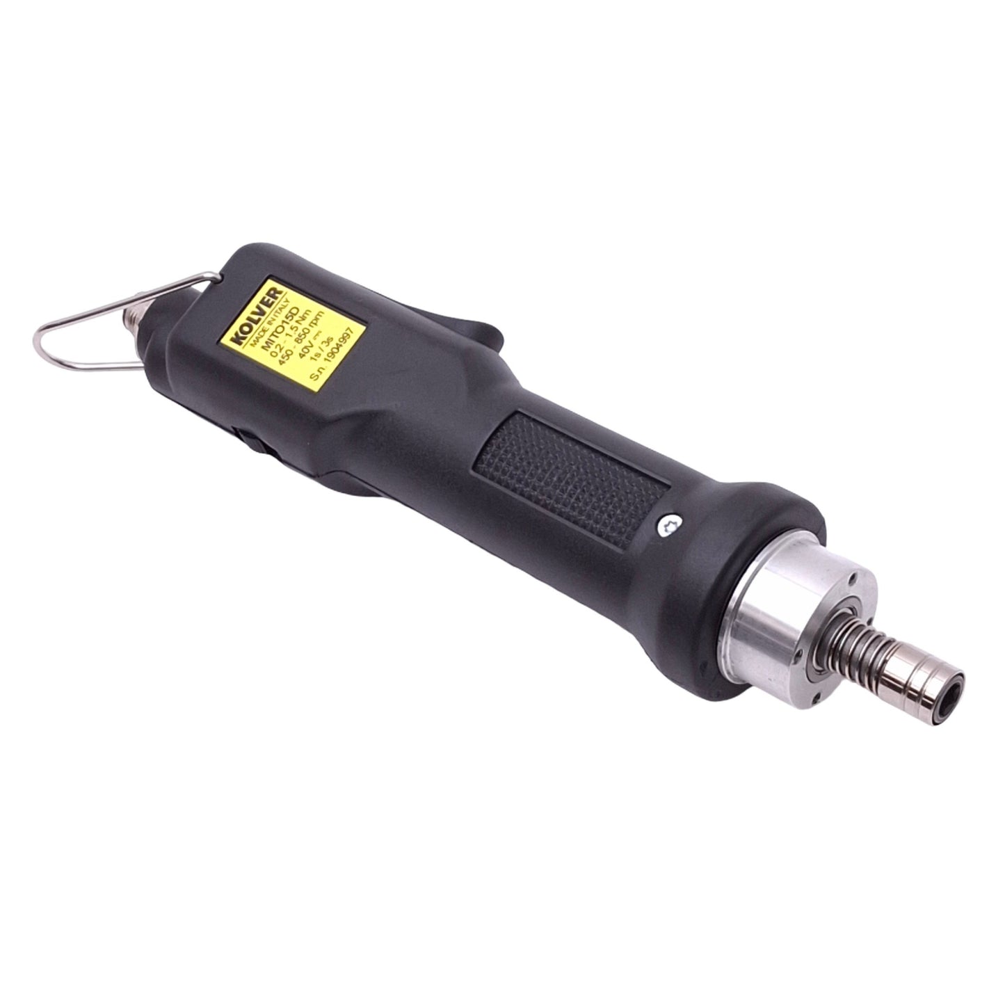 Used Kolver MITO15D Torque Screwdriver, 1/4" Hex, 0.2-1.5Nm, 450-850rpm, 40VDC