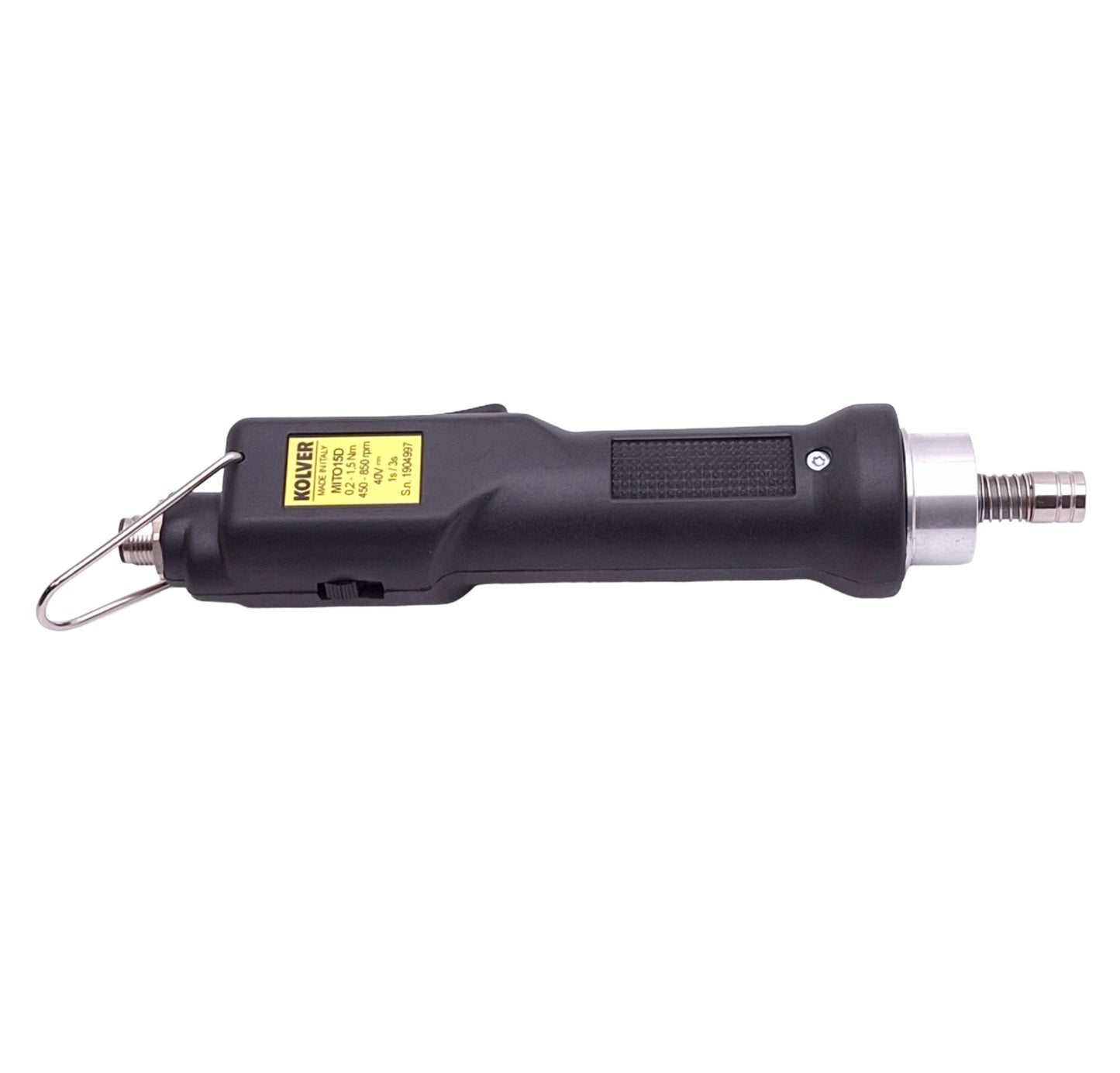 Used Kolver MITO15D Torque Screwdriver, 1/4" Hex, 0.2-1.5Nm, 450-850rpm, 40VDC