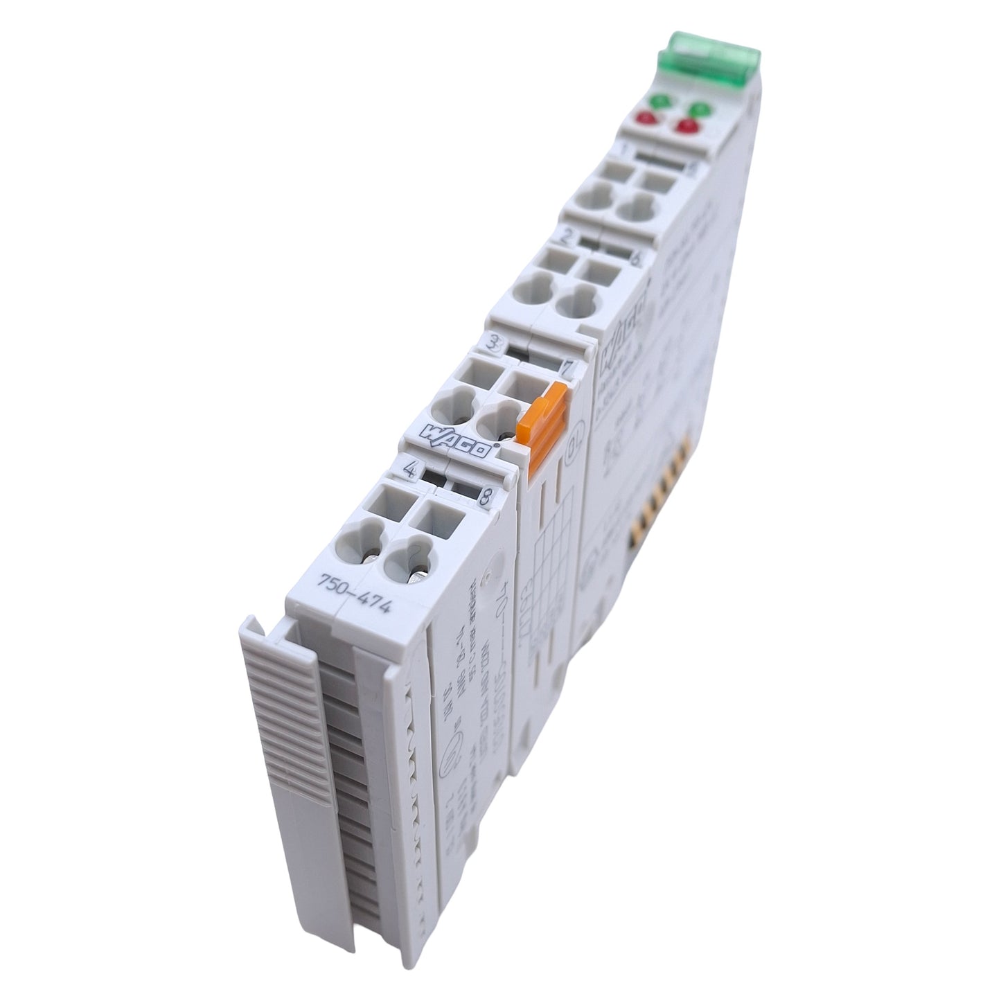 Used Wago 750-474 Analog Input Module, 2-Channel 16-Bit, Supply: 24V, Signal: 4-20mA
