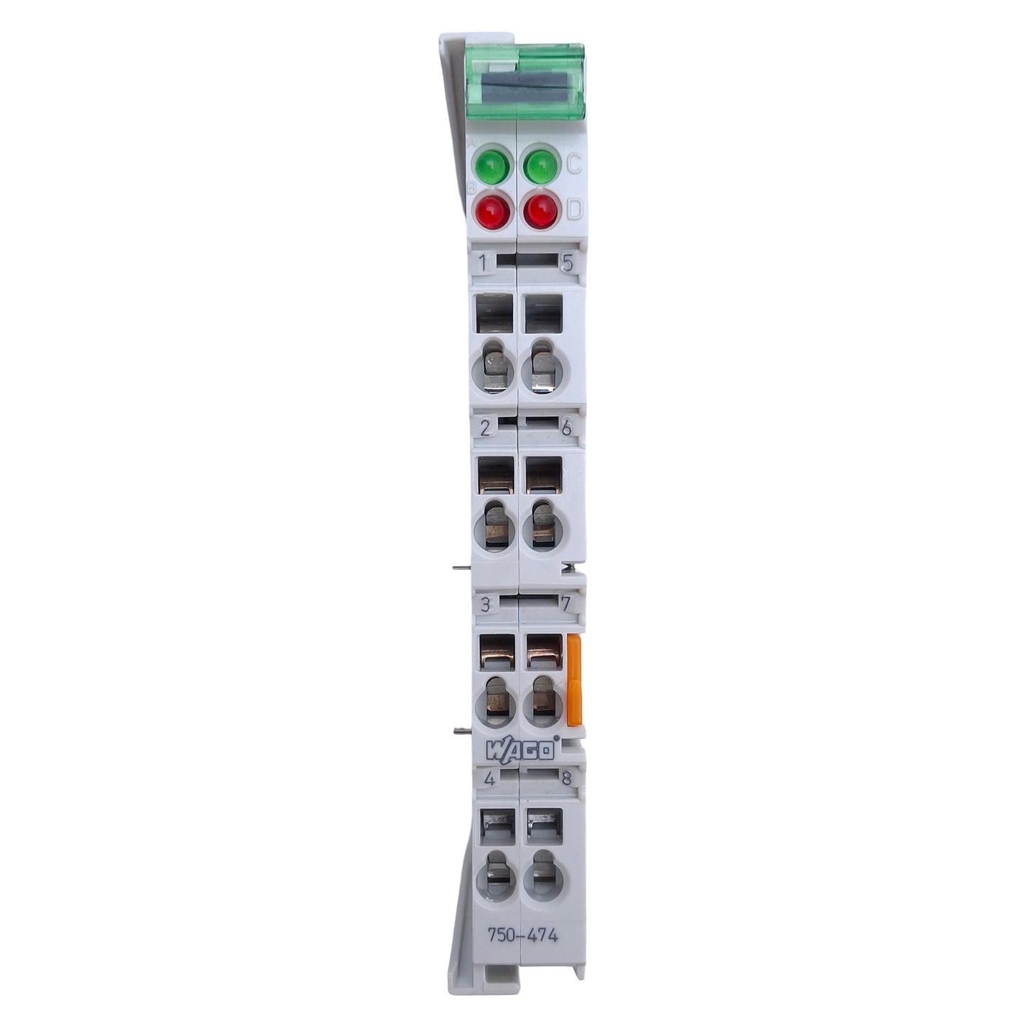 Used Wago 750-474 Analog Input Module, 2-Channel 16-Bit, Supply: 24V, Signal: 4-20mA