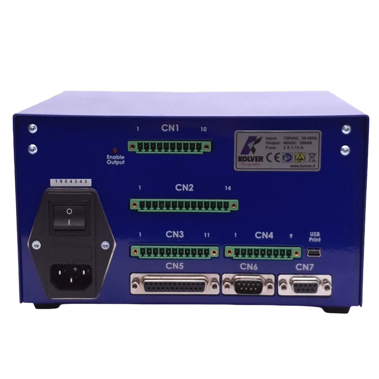 Used Kolver EDU 2AE/TOP/MITO Power Control Unit for MITO Screwdriver, 40VDC Out