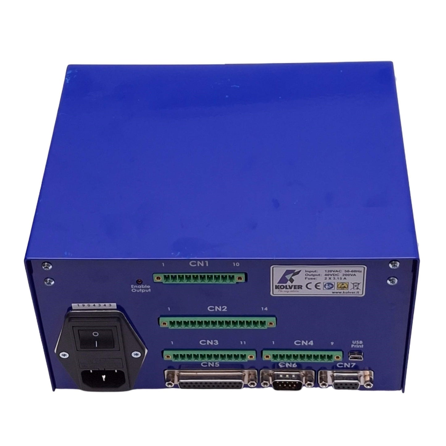 Used Kolver EDU 2AE/TOP/MITO Power Control Unit for MITO Screwdriver, 40VDC Out