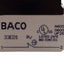 Used Baco L22ER01-3E02 Red Push-Turn E-Stop Pushbutton, ø22mm, 2NC, 10A 690VAC