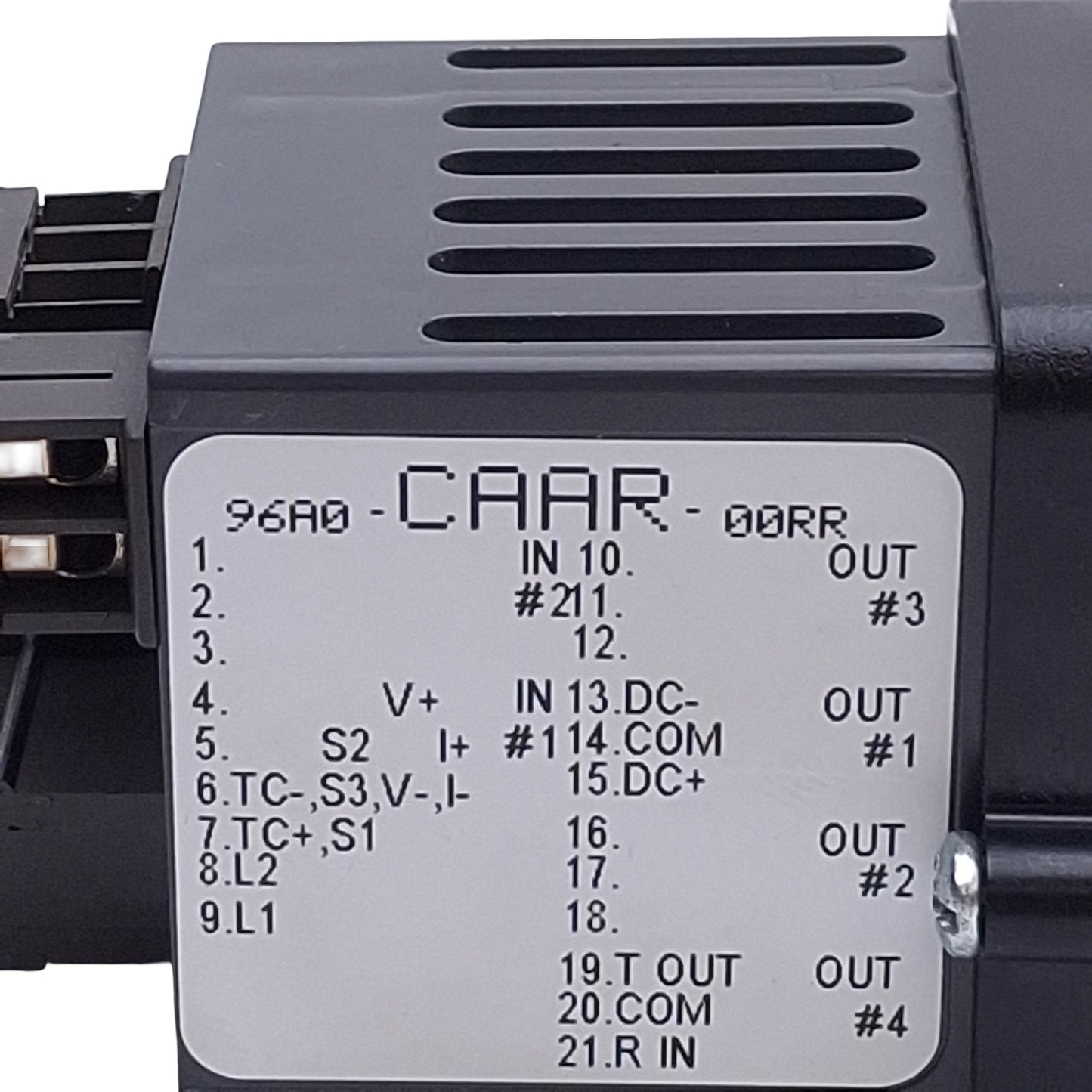 Used Watlow 96A0-CAAR-00RR Process Temperature Controller 100-240VAC, 1/16 DIN, RS232