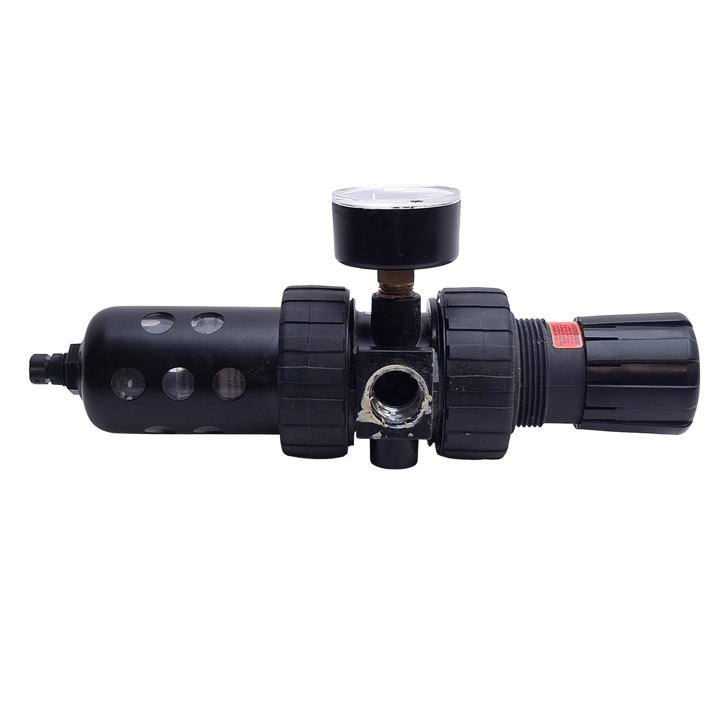 Used Parker 06E32B13AC Prep-Air Filter Regulator, 5µm, 2-125psi Set Press., 1/2in NPT
