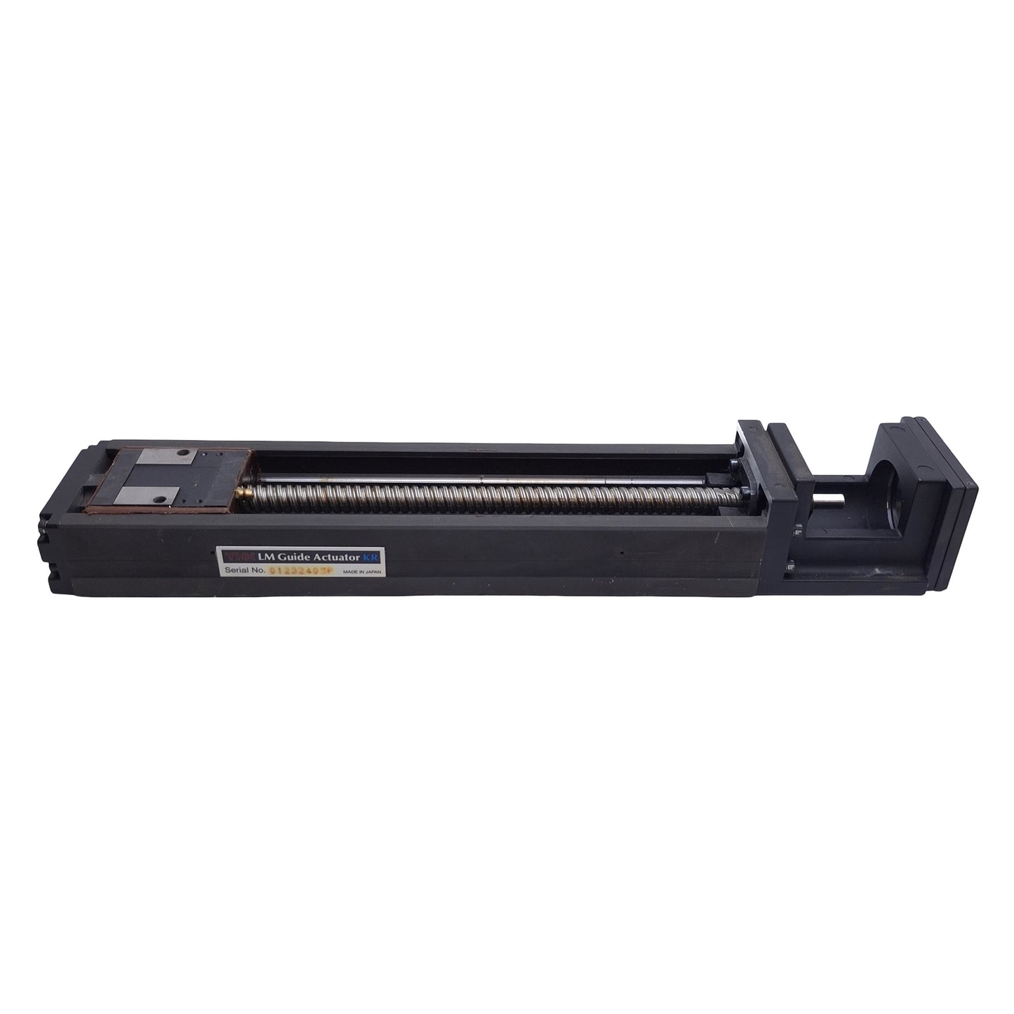 Used THK KR4605C-245-0-0-0 LM Guide Linear Actuator, 5mm Lead, 245mm Stroke, NEMA23