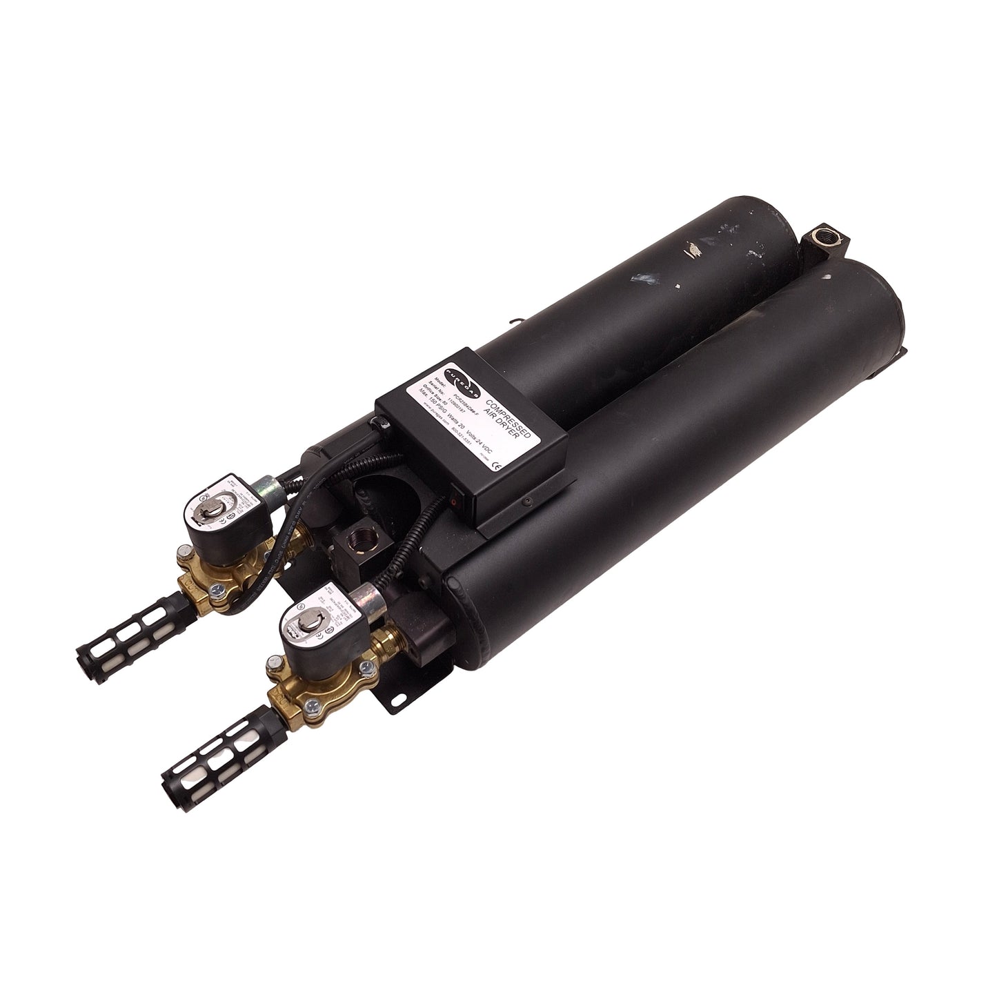 Used Puregas PCR25B4D##-F Compressed Air Dryer, 3/8in NPT, 50-150psi, 24VDC 20W