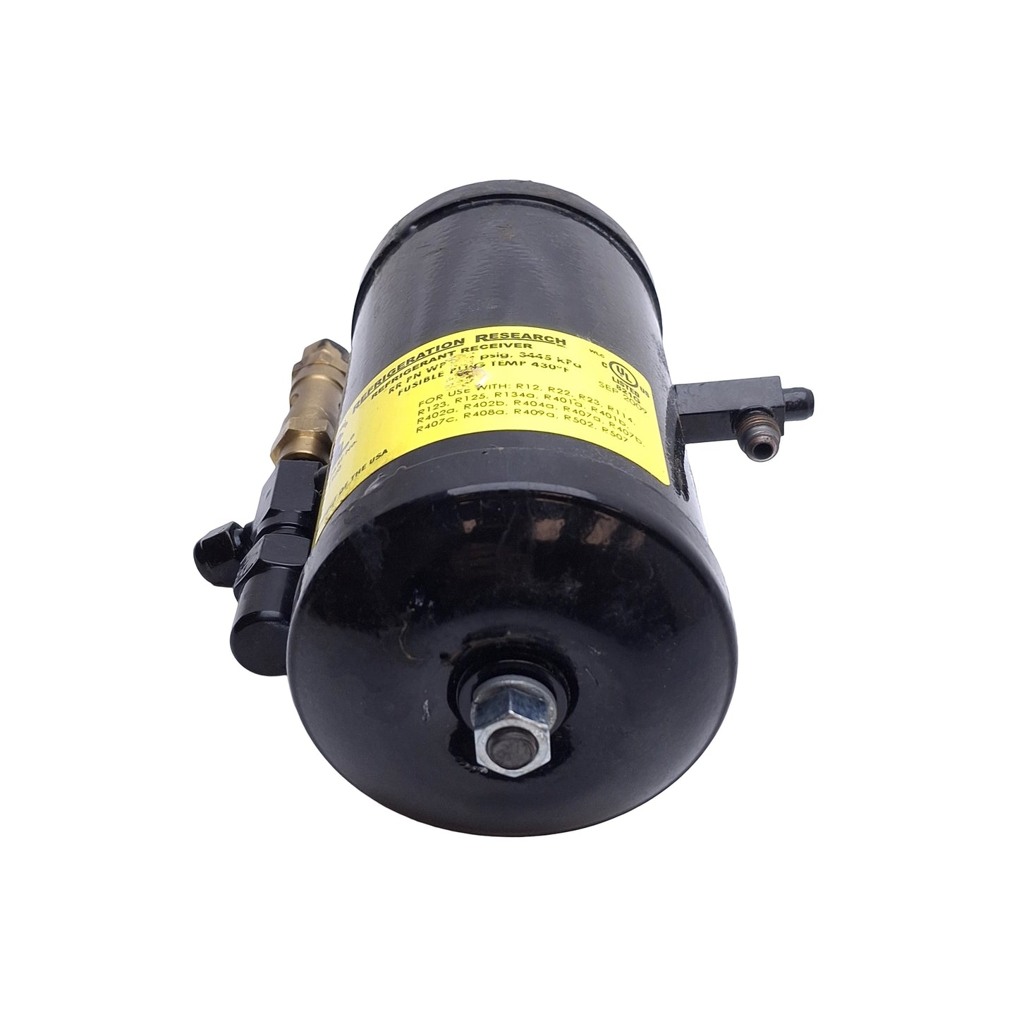 Used Refrigeration Research 1920 Refrigerant Receiver, 1/4in SAE, 2lbs Holding