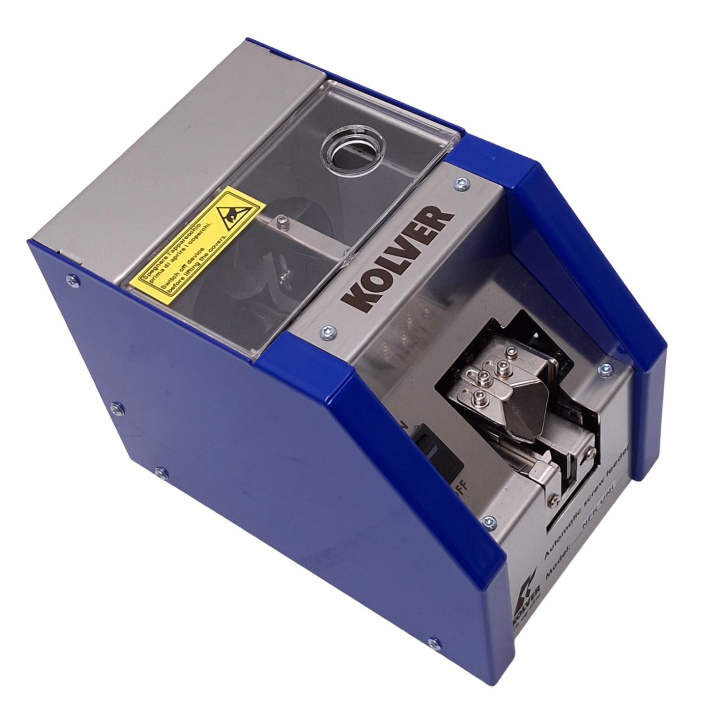 Used Kolver NFK-UNI Automatic Screw Feeder, ø5.0mm x 20mm Max Screw Size, 13.5VDC