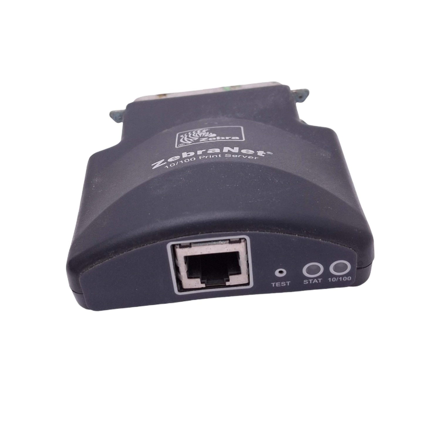 Used Zebra P1032710-001 ZebraNet 10/100 Print Server, IEEE 1284 Parallel to RJ45