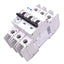 Used Eaton FAZ-C15/3-NA Circuit Breaker, 3-Pole, 15A, 480Y/277VAC Max, DIN Rail