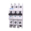Used Eaton FAZ-C15/3-NA Circuit Breaker, 3-Pole, 15A, 480Y/277VAC Max, DIN Rail