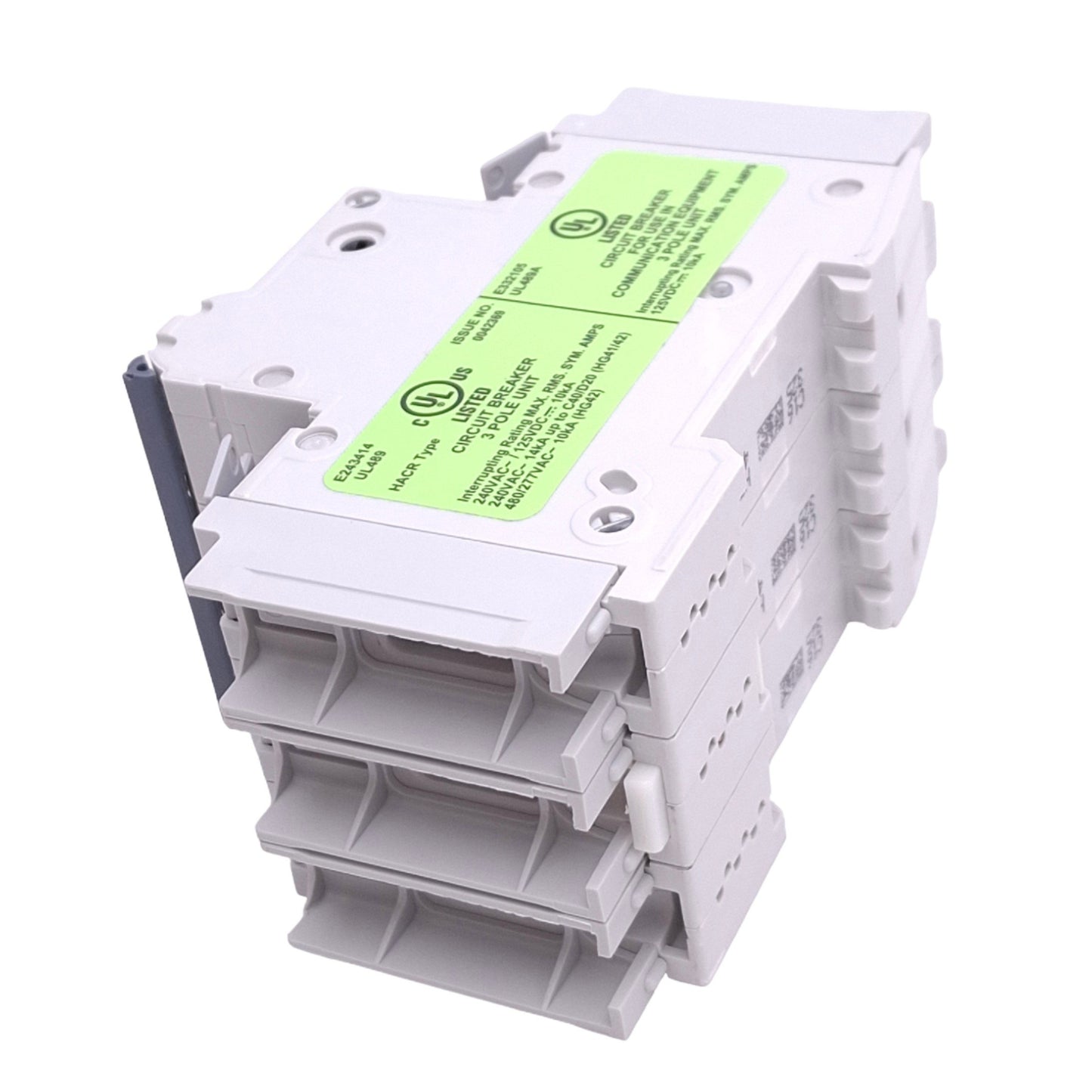 New Siemens 5SJ4316-7HG41 Circuit Breaker, 3-Pole 16A, 400VAC Max, DIN Rail