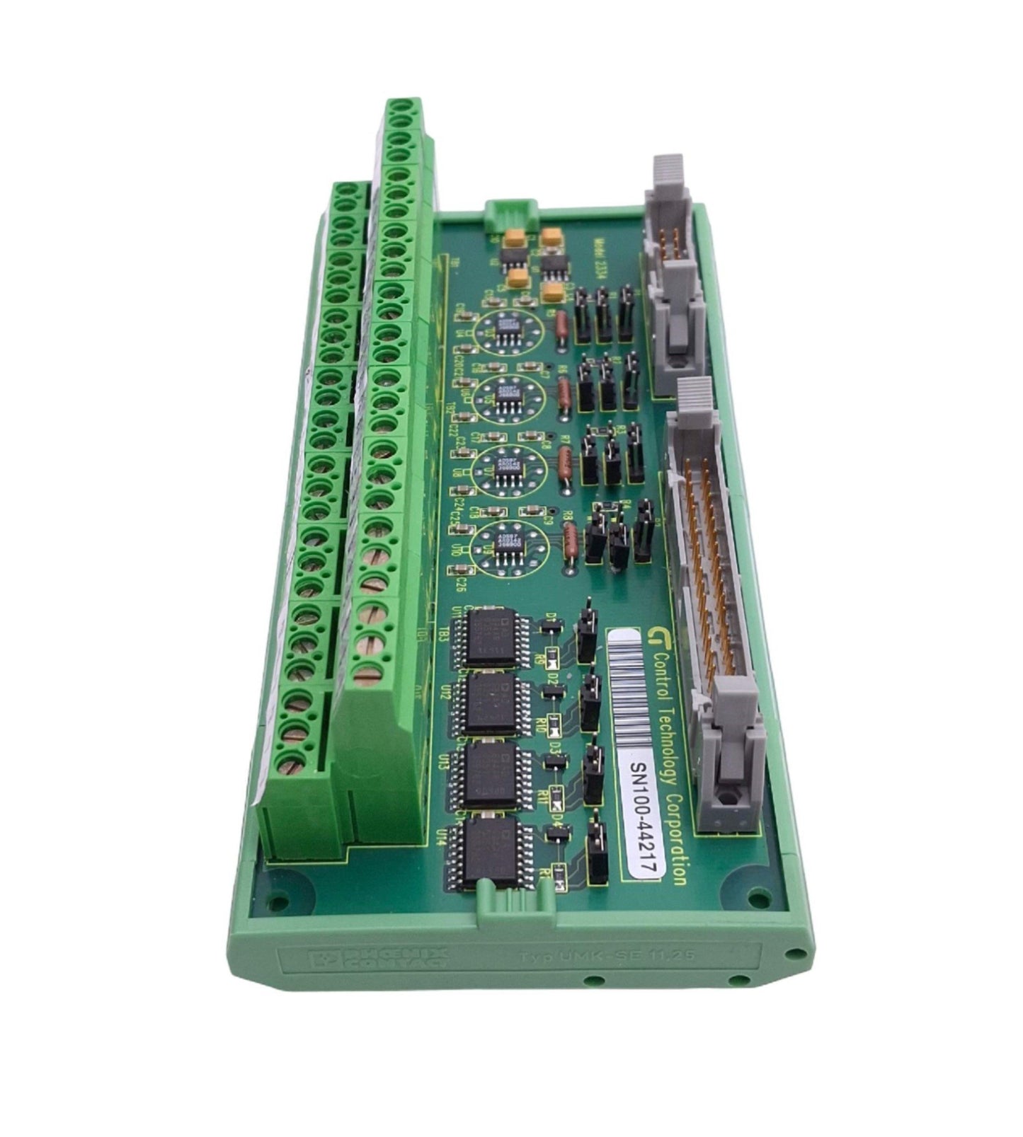 Used Control Technology 2334 Analog Interface Module, 4-20mA +-10VDC
