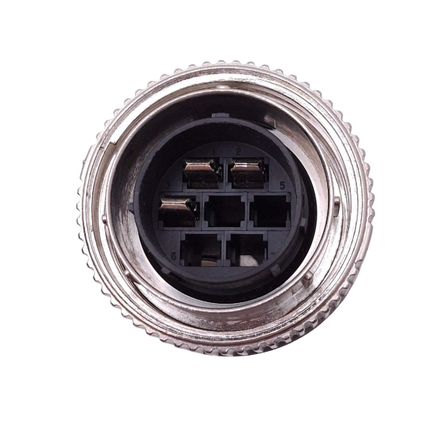 Used TE Connectivity 208484-1 Connector, 7-Position, ø1in, 25A Max, 1 3/16-18