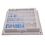 Used Hoffman SG-0900-002 Mclean Enclosure Grille/Filter Housing, 8x8x1.32", NEMA 12