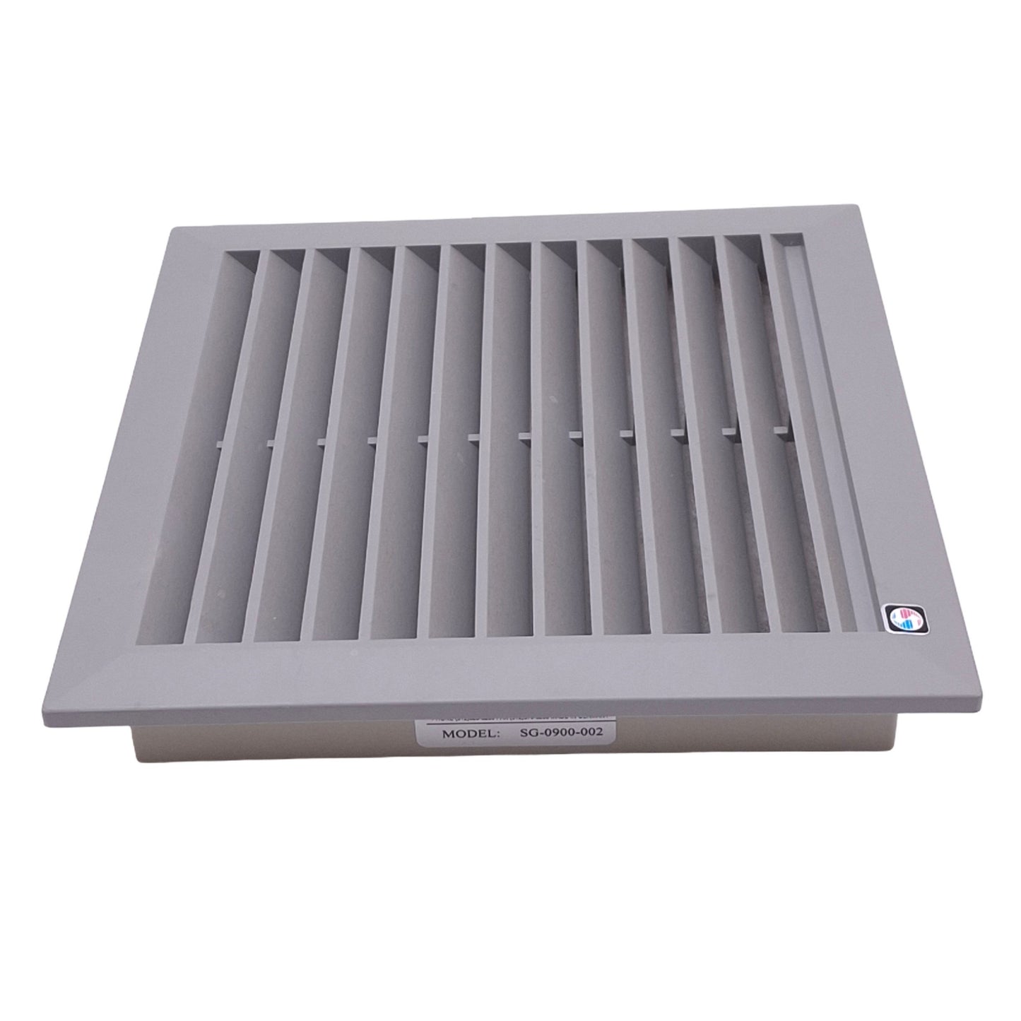 Used Hoffman SG-0900-002 Mclean Enclosure Grille/Filter Housing, 8x8x1.32", NEMA 12